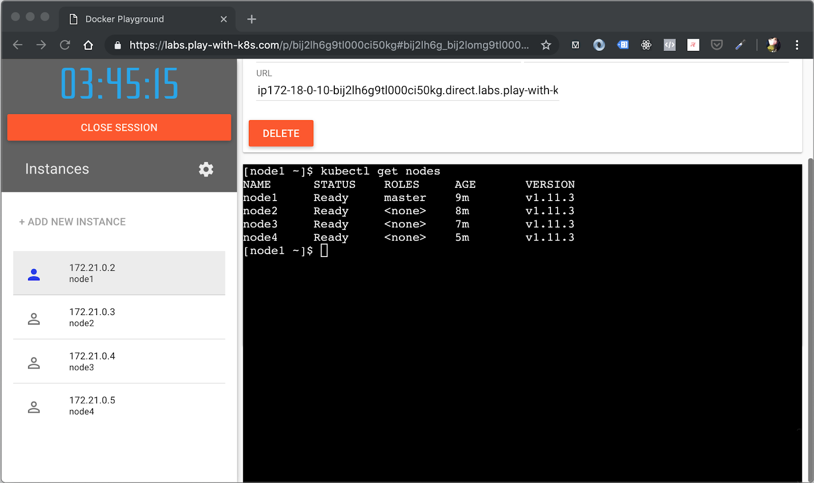 Play with Kubernetes