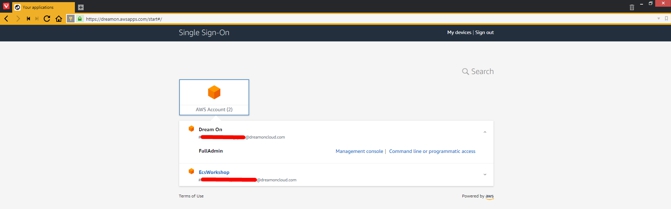 AWS Organization con múltiples cuentas y SSO