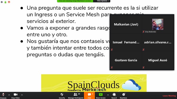 SpainClouds #1 - Primer Virtual Meetup: Git flow y Kubernetes