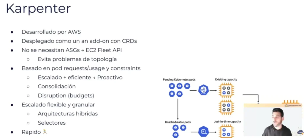 Características AWS Karpenter