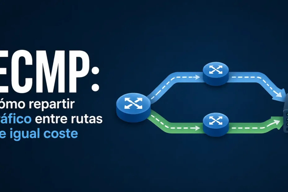ECMP como repartir tráfico entre rutas de igual coste